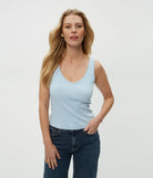 Sloan V Neck Tank - Fountain by Michael Stars | 25 South Boutiques