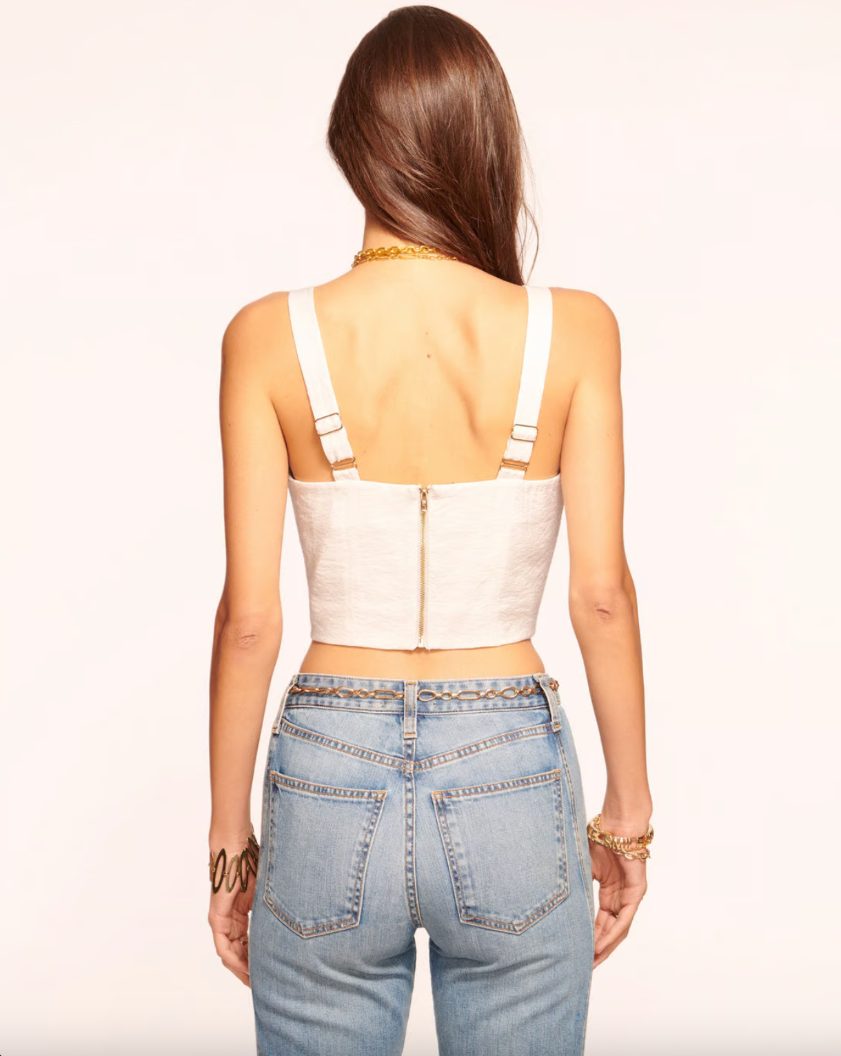 Gabi Tank Top - Ivory by Ramy Brook — alternate view