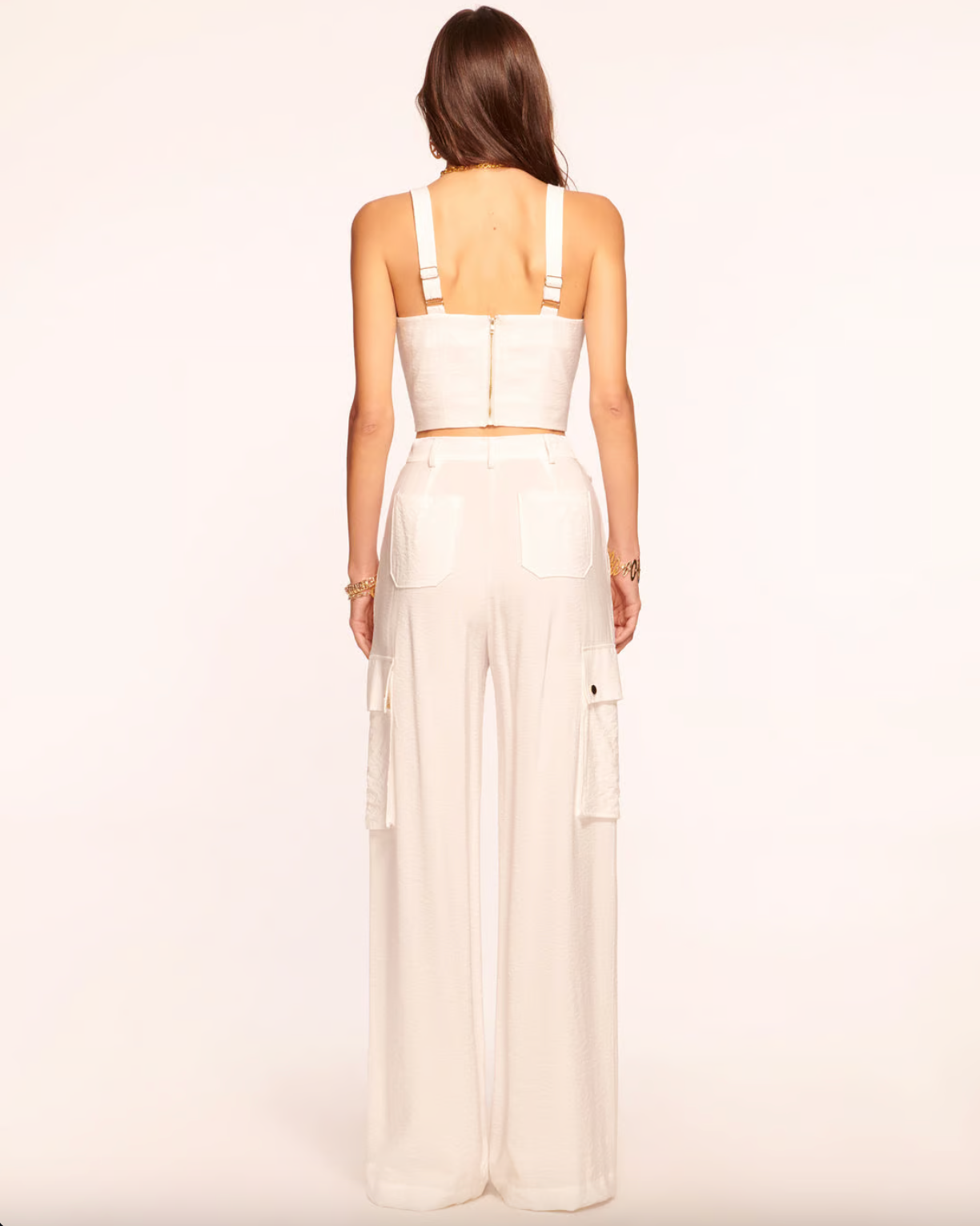 Emil Cargo Pant - Ivory by Ramy Brook — view 4