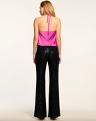 Olivian Beaded Trosuers - Black Mesh by Ramy Brook — view 4