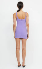 Marisol Scoop Mini Dress - Grape by Bec & Bridge — view 4