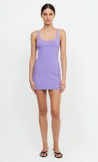 Marisol Scoop Mini Dress - Grape by Bec & Bridge | 25 South Boutiques