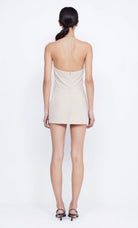 Desiree Tuck Mini Dress - Sand by Bec & Bridge — view 4
