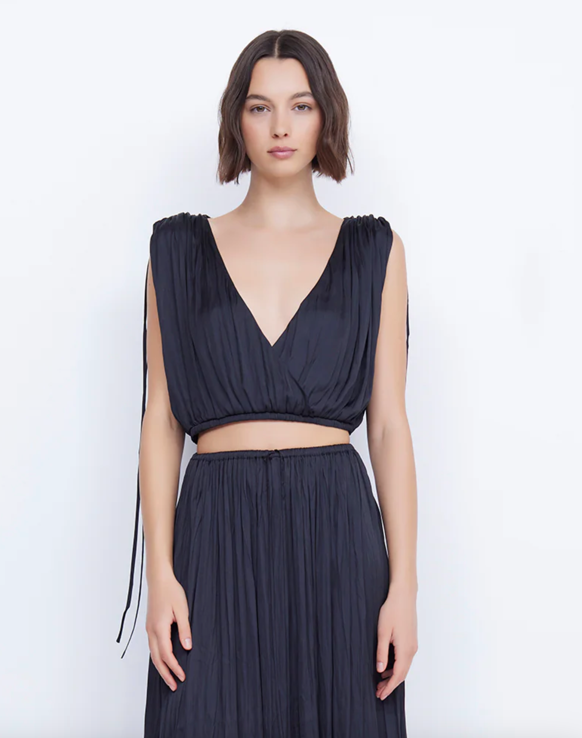Louann Wrap Top - Black by Bec & Bridge | 25 South Boutiques