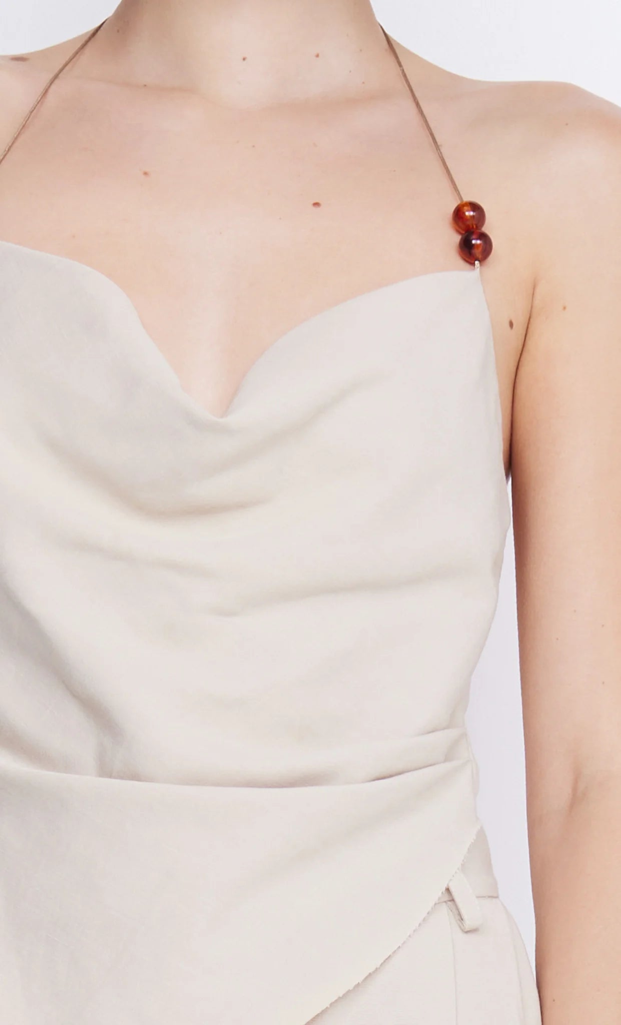 Desiree Halter Top - Sand by Bec & Bridge — alternate view