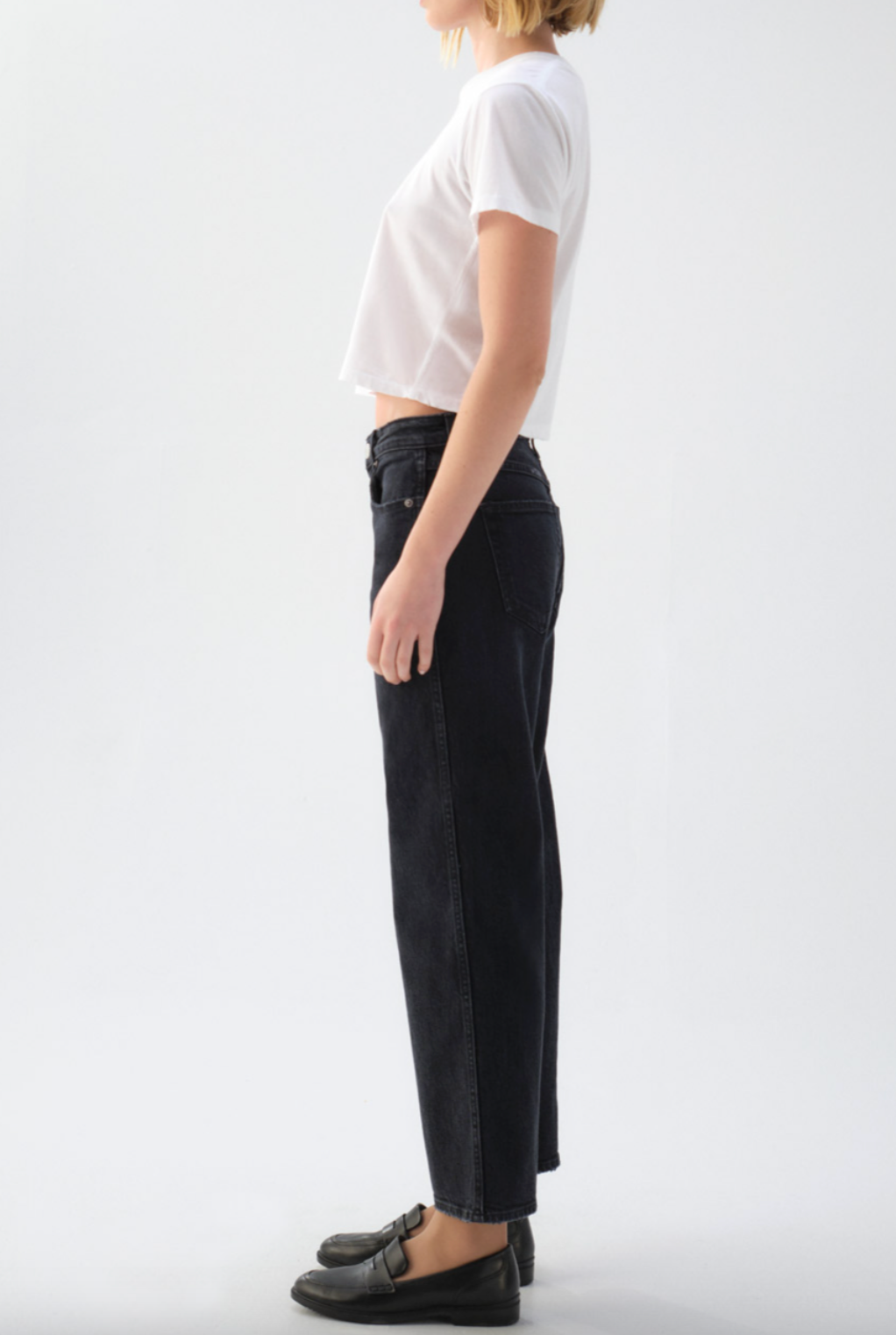 Billie Wide Straight Leg - So Good by AMO — alternate view