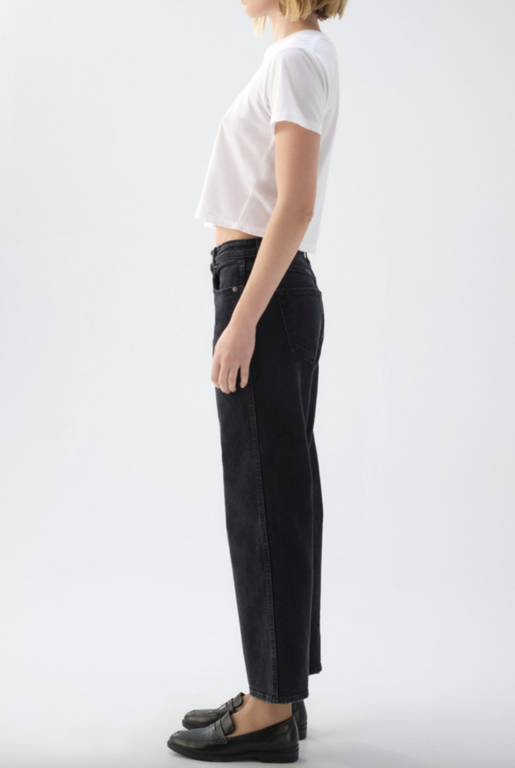 Billie Wide Straight Leg - So Good by AMO — alternate view