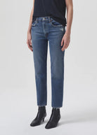 Kye Mid Rise Straight Crop - Notion by AGOLDE — alternate view