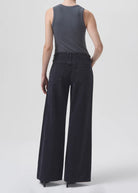 Clara Low Rise Baggy Flare - Mascara by AGOLDE — view 3