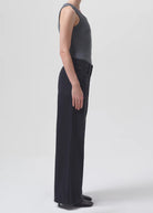 Clara Low Rise Baggy Flare - Mascara by AGOLDE — view 4