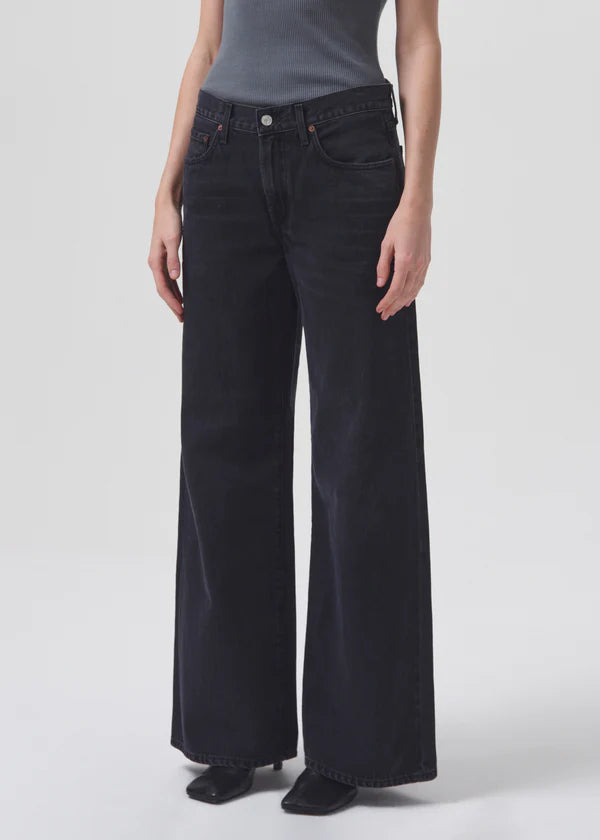 Clara Low Rise Baggy Flare - Mascara by AGOLDE — alternate view