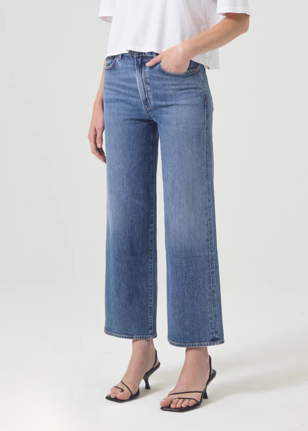 Harper Crop Jean - Moor by AGOLDE — view 4