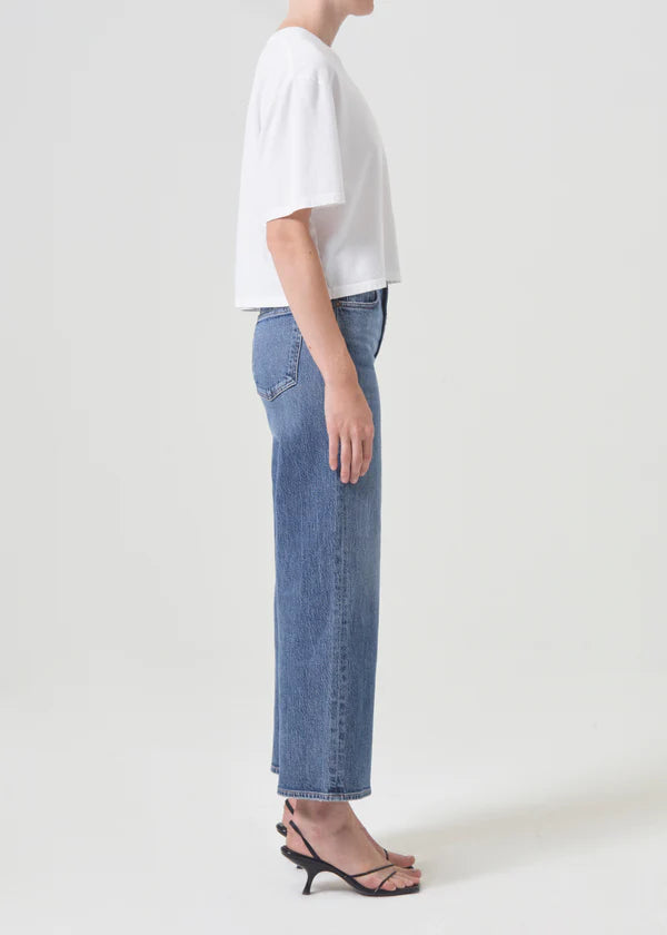 Harper Crop Jean - Moor by AGOLDE — view 5