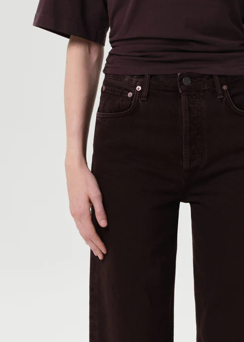 Ren High Rise Wide Leg Jean - Sloe Berry by AGOLDE — view 3