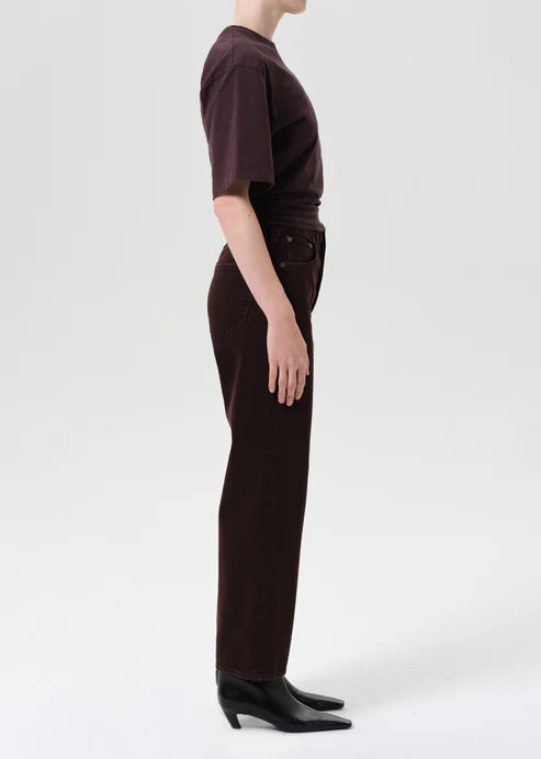 Ren High Rise Wide Leg Jean - Sloe Berry by AGOLDE — view 4