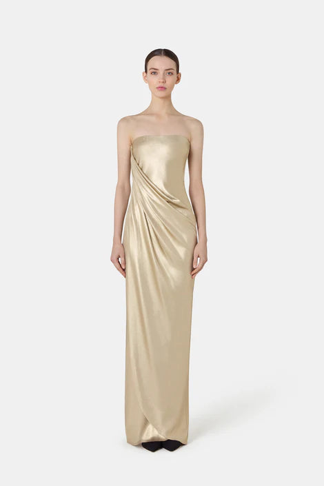 Jiro Gown - Gold by Chiara Boni | 25 South Boutiques
