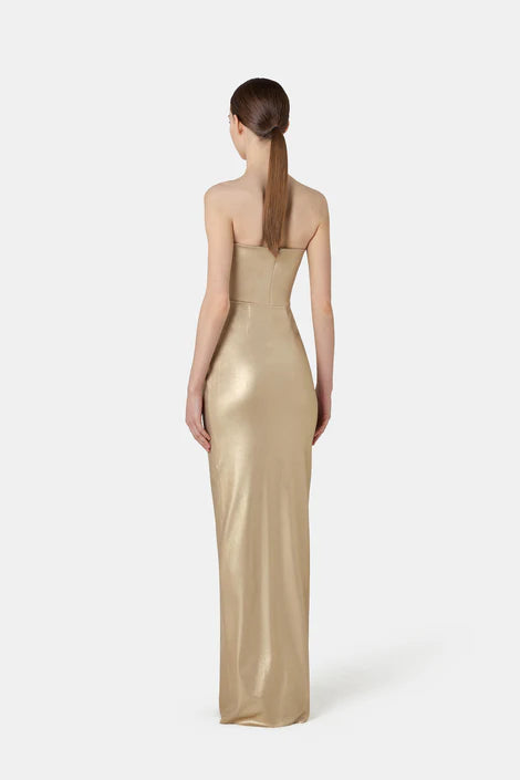 Jiro Gown - Gold by Chiara Boni — view 4