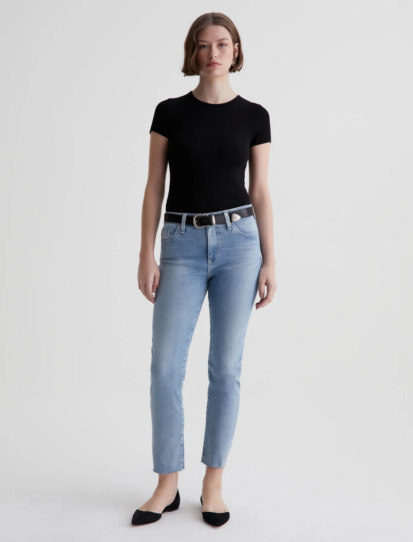 Mari Crop High-Rise Slim Straight Jean - 24 Years Looking Glass by Adriano Goldschmied AG | 25 South Boutiques