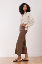 Alex Linen Pant - Cognac by Avenue Montaigne — alternate view