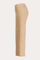 Alex Linen Pant - Khaki by Avenue Montaigne — view 4