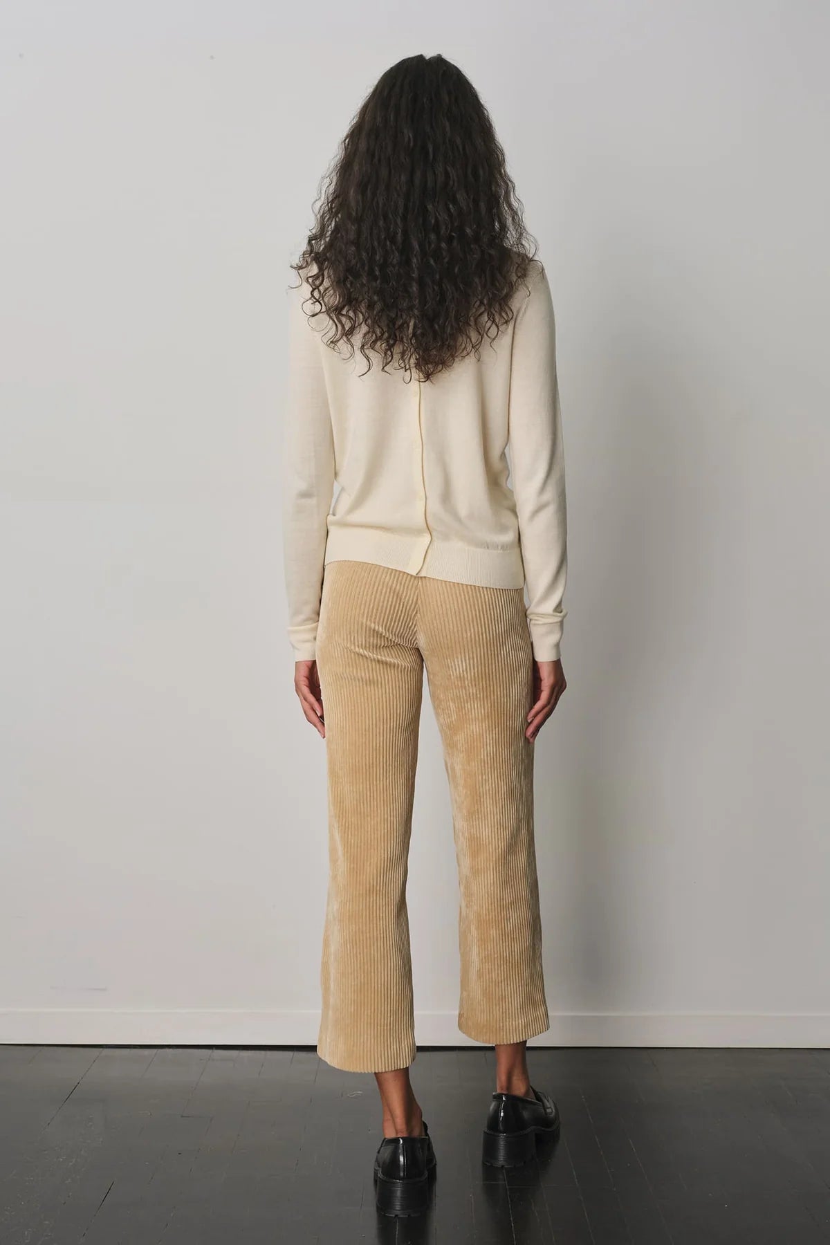 Alex Corduroy Pant - Khaki by Avenue Montaigne — view 3