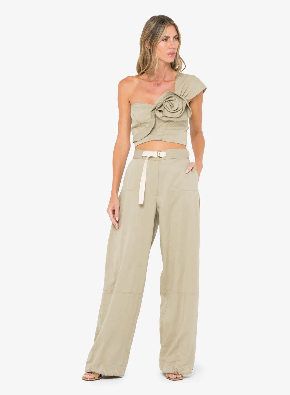 Jill Trousers - Pistachio by Just Bee Queen | 25 South Boutiques