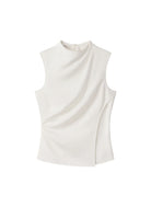 Amira Ruched Sleeveless Top - Off White by A.L.C — view 6