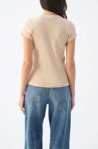 Amour Rib Tee - Camel — view 3
