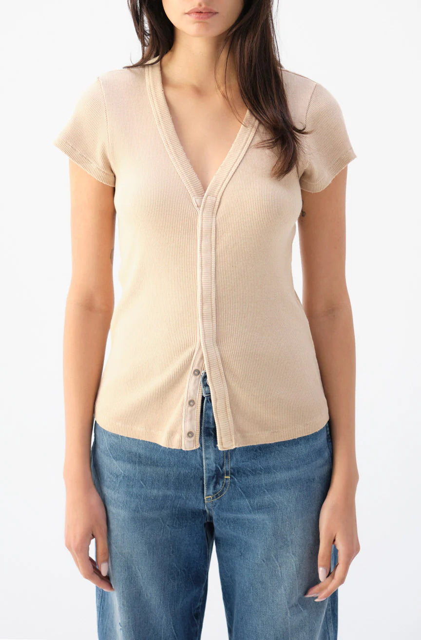 Amour Rib Tee - Camel | 25 South Boutiques