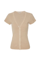 Amour Rib Tee - Camel — view 4