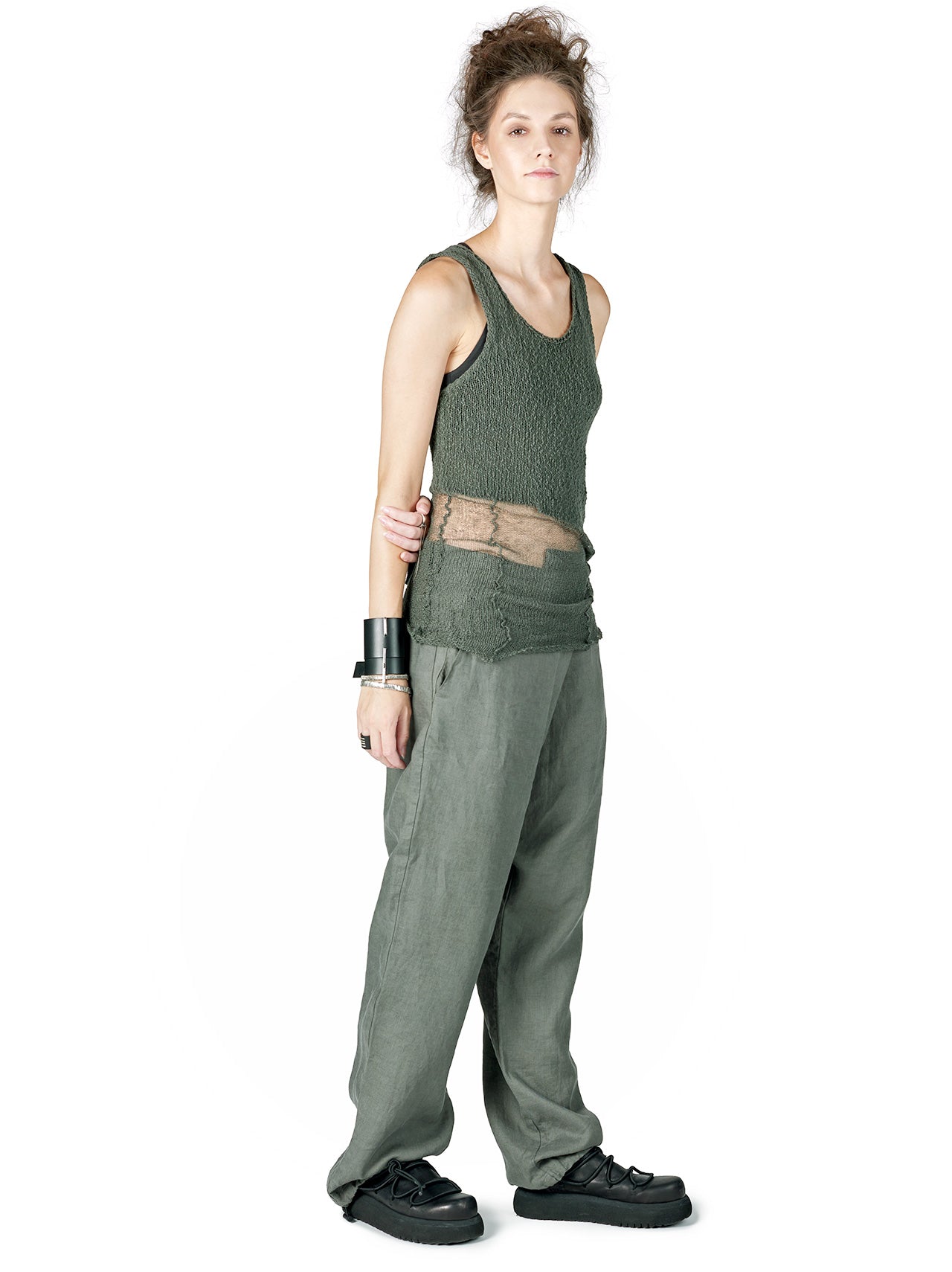 Anica Top - Smoke Green by Studio B3 — alternate view
