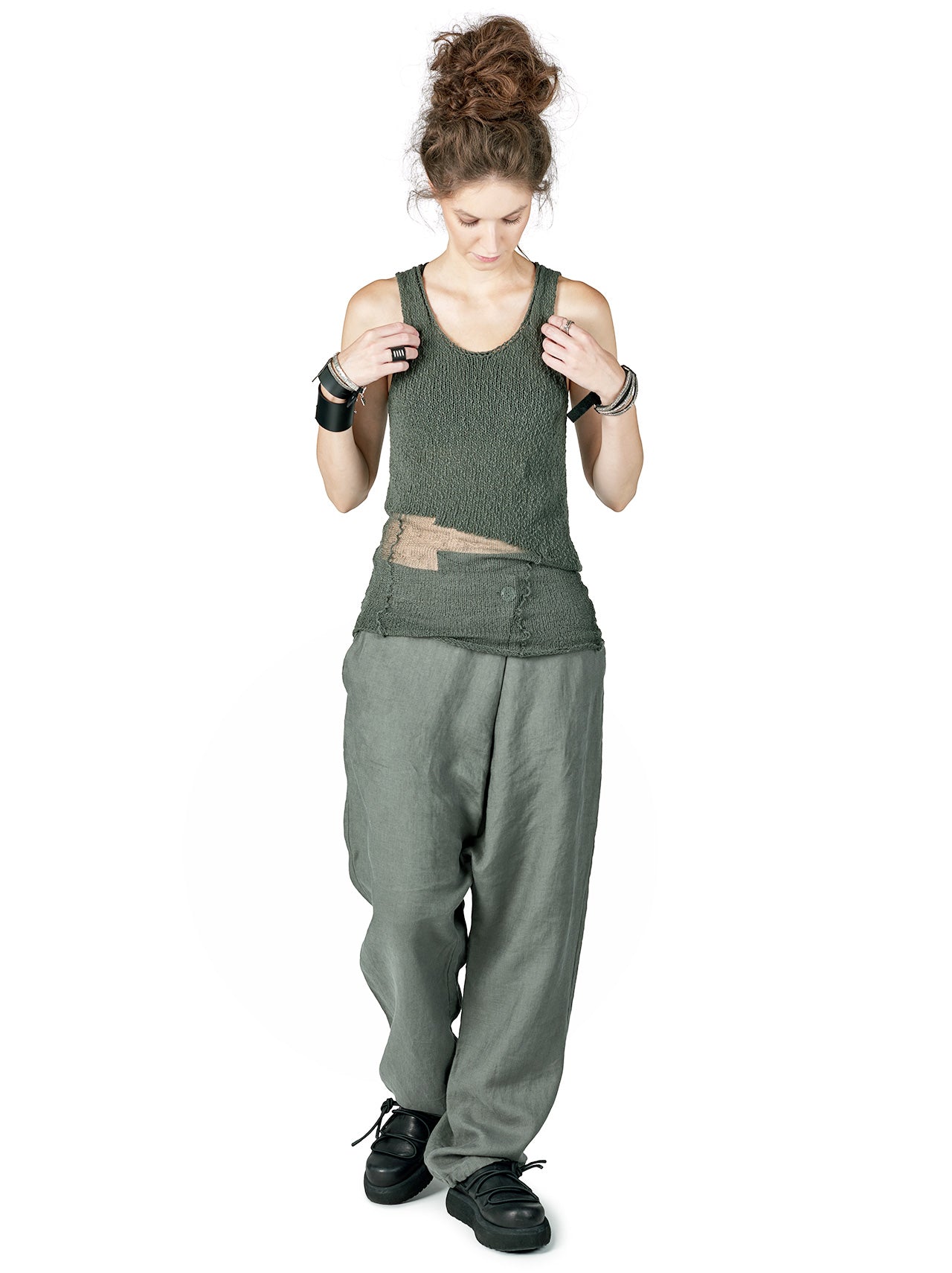 Anica Top - Smoke Green by Studio B3 — view 3