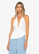 Adele Top - White by Just Bee Queen | 25 South Boutiques