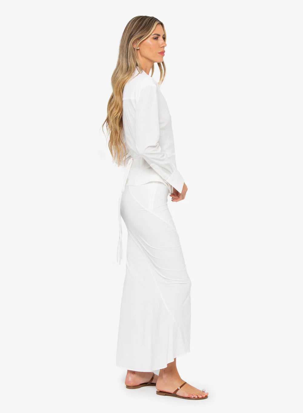 Sevy Skirt - White by Just Bee Queen — view 3