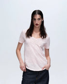 Slub Jersey Classic V-Neck Tee - Pink Camelia by ATM | 25 South Boutiques