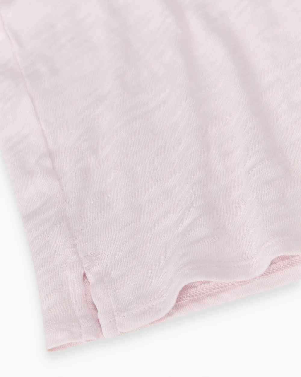 Slub Jersey Schoolboy Short Sleeve Crew - Pink Camelia by ATM — view 5
