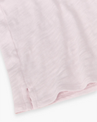 Slub Jersey Schoolboy Short Sleeve Crew - Pink Camelia by ATM — view 5