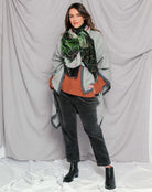Hope & Fear Scarf - Green Multi by Dog & Boy — view 4