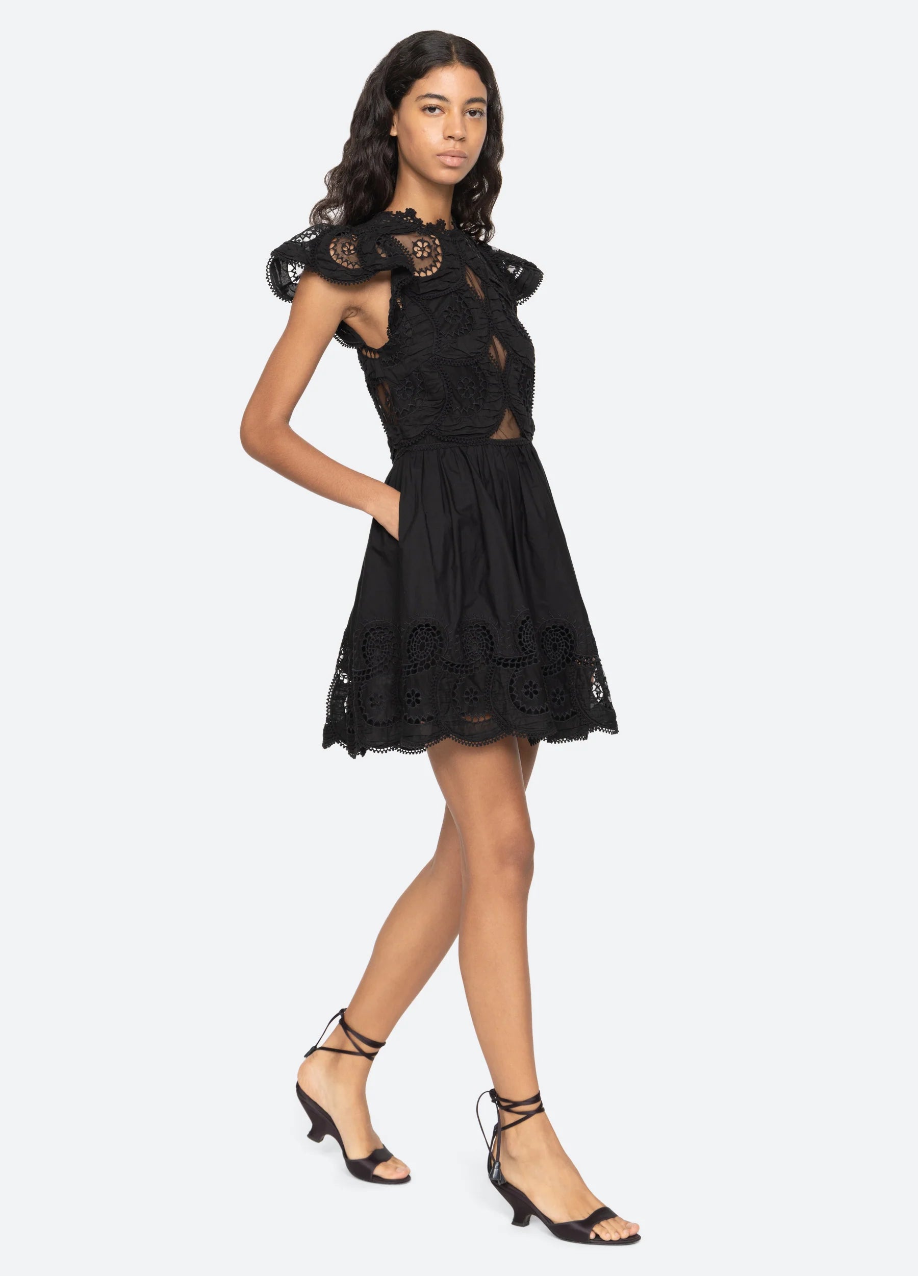 Drea Mini Dress - Black by Sea NY — view 3