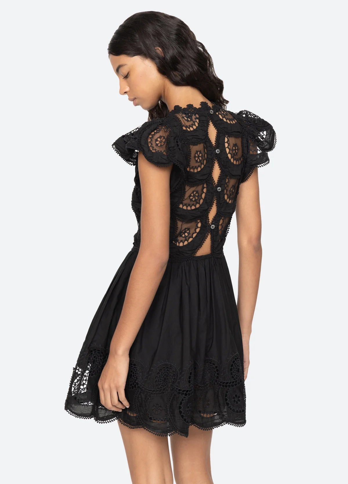 Drea Mini Dress - Black by Sea NY — alternate view