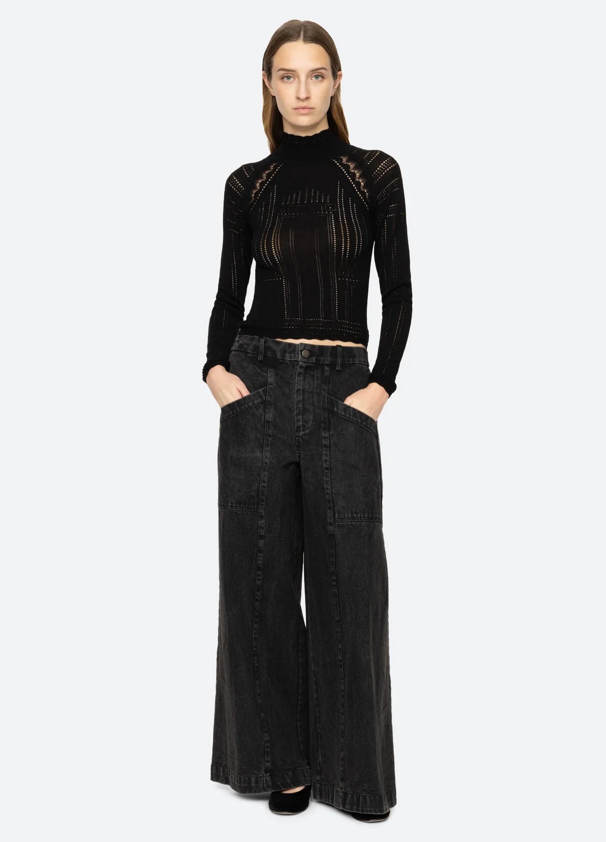 Paxton Turtleneck - Black by Sea NY — view 5