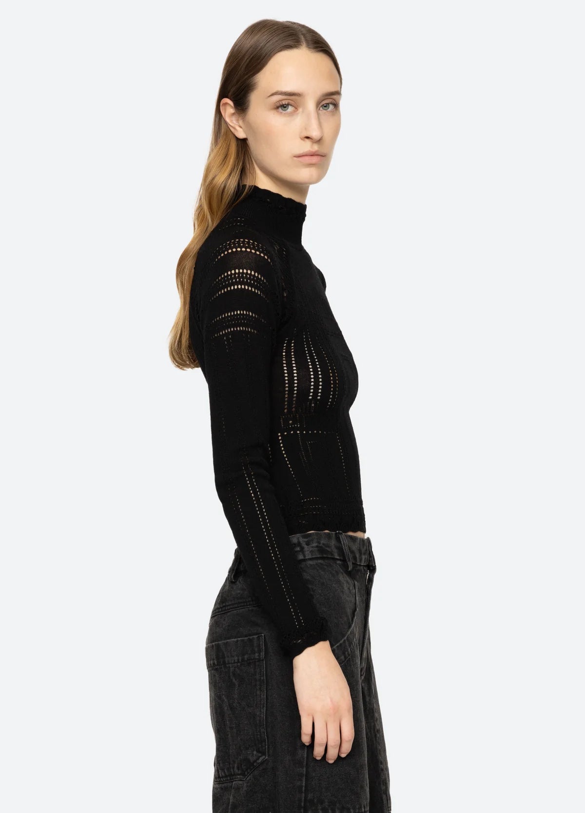 Paxton Turtleneck - Black by Sea NY — view 3