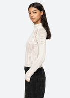 Paxton Turtleneck - Cream by Sea NY — view 3