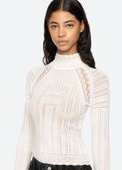 Paxton Turtleneck - Cream by Sea NY — alternate view
