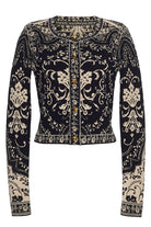 Alessa Jacket - Black Scroll Terrace by Cara Cara — view 4
