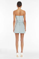 Fae Denim Dress - Iceberg by Amanda Uprichard — view 4
