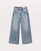 Andi Embellished Ankle-Length Wide-Leg Jeans - Pacific Jewel by Rag & Bone — view 5