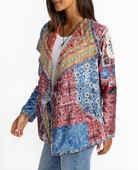 Joan Reversible Wrap Binded Sherpa Jacket - Maybourn Scarf by Johnny Was — view 3