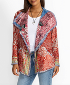Joan Reversible Wrap Binded Sherpa Jacket - Maybourn Scarf by Johnny Was — alternate view