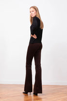 Bellini Fine Corduroy Pants - Brown by Avenue Montaigne — view 4